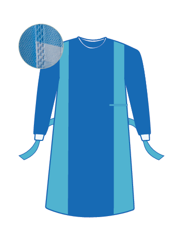 FULL REINFORCED SURGICAL GOWN