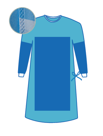 REINFORCED SURGICAL GOWN